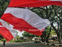 Omzet Pedagang Bendera Merah Putih di Banda Aceh Merosot