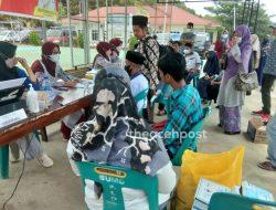 Ramai-ramai Dosen dan Mahasiswa STKIP Muhammadiyah Abdya Divaksin