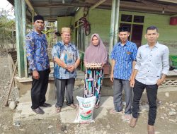 Pemuda Aceh Utara Salurkan Sembako ke Rumah-rumah Warga