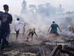 Kejadian Kebakaran di Agara, Hari Ini 9 Rumah Terbakar, dalam Sebulan Terakhir  7 Kali