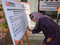 Kawal Demokrasi, Warga Gampong Mulia Deklarasikan Anti Politik Uang