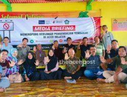 The Aceh Institute Bersama Dinkes Aceh Selatan Gandeng Media Sosialiasikan KTR di Aceh Selatan