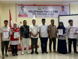 Pelatihan Posko PMI Resmi Berakhir, Ini Pesan Ketua PMI Aceh