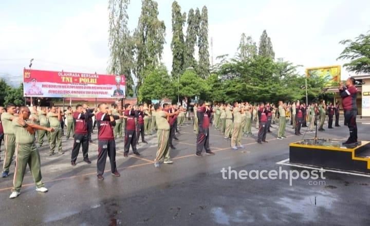 Eratkan Sinergitas Tni Polri Olahraga Bersama Di Aceh Tenggara The