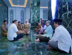 Wamentan RI Singgah di Masjid Giok, Ada Jamuan Makan Malam oleh Pj Bupati Nagan Raya