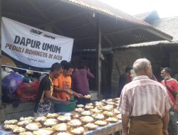 Bantu Rohingya, ASAR Humanity Aceh Dirikan Dapur Umum