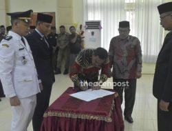 Sekda Cut Syazalisma, Lantik Sejumlah Pejabat di Lingkungan Pemerintah Kabupaten Aceh Selatan Tahun 2023