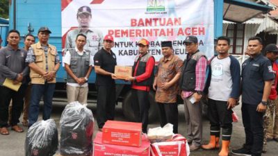 Pemerintah Aceh Mulai Salurkan Bantuan Banjir