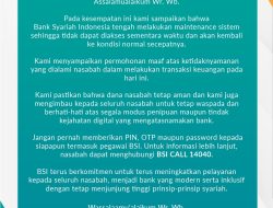 Aplikasi BSI Mobile Error, Begini Klarifikasi Pihak Bank